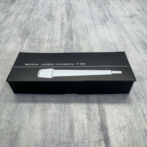 Vintage SONY CARDIOID MICROPHONE F-98 in CASE  Very Good Condition - Picture 6 of 7